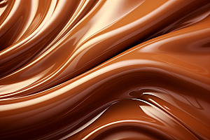巧克力融化质感零食高清背景