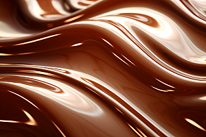 巧克力融化质感点心美食背景