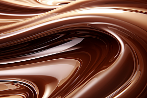 巧克力融化质感高清丝滑背景