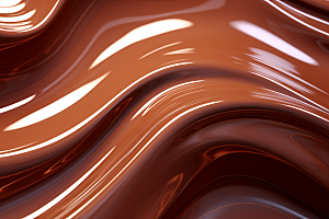 巧克力融化质感美食纹理背景
