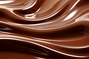 巧克力融化质感柔顺零食背景