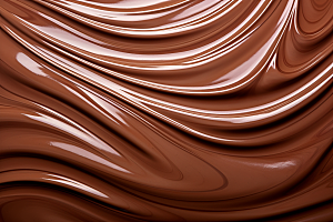 巧克力融化质感零食点心背景