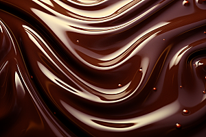 巧克力融化质感高清美味背景