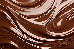 巧克力融化质感美味纹理背景