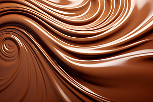 巧克力融化质感柔顺高清背景