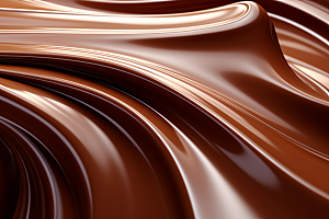 巧克力融化质感美味美食背景