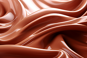 巧克力融化质感美食顺滑背景