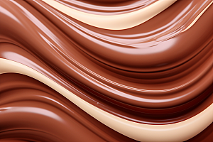 巧克力融化质感柔顺顺滑背景