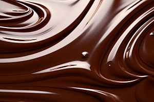 巧克力融化质感顺滑点心背景