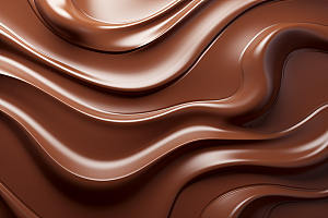 巧克力融化质感美食美味背景