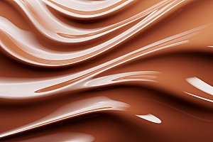 巧克力融化质感顺滑柔顺背景