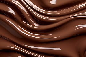 巧克力融化质感柔顺零食背景