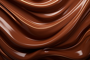 巧克力融化质感顺滑美食背景