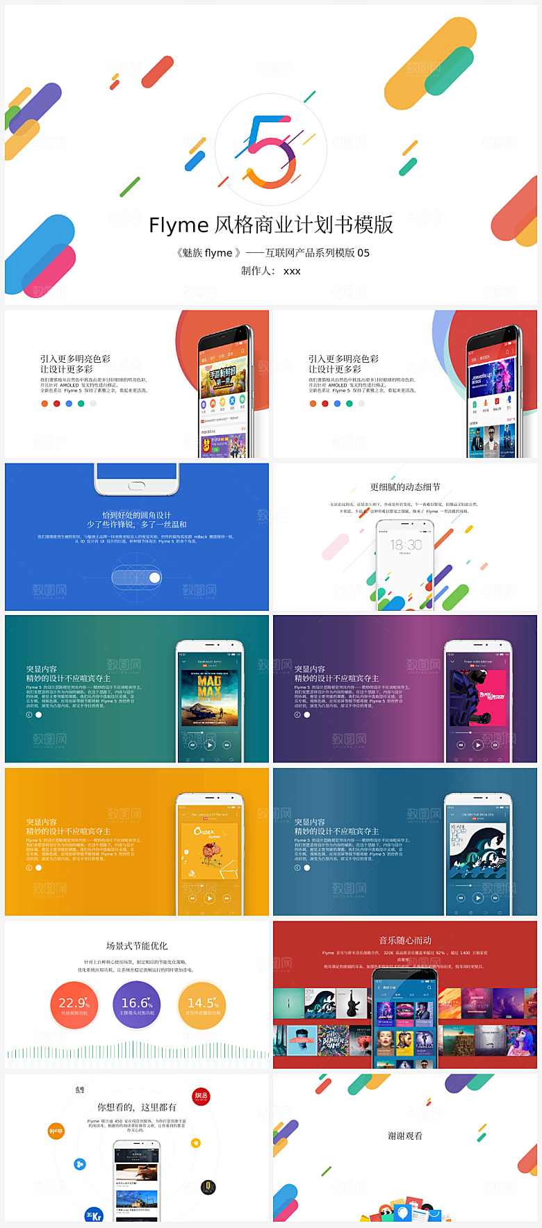 简约风商业计划书PPT
