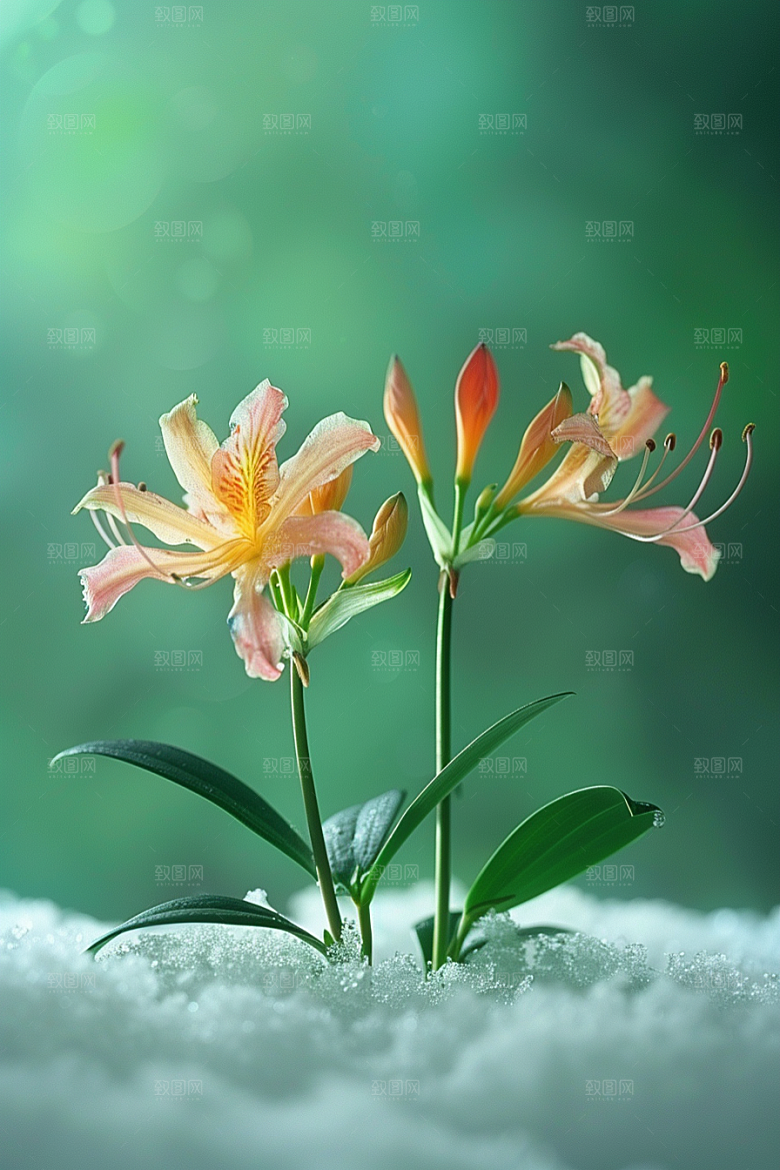 彼岸花石蒜自然素材