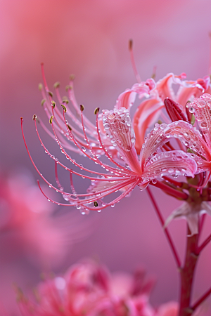 彼岸花花卉森林摄影图
