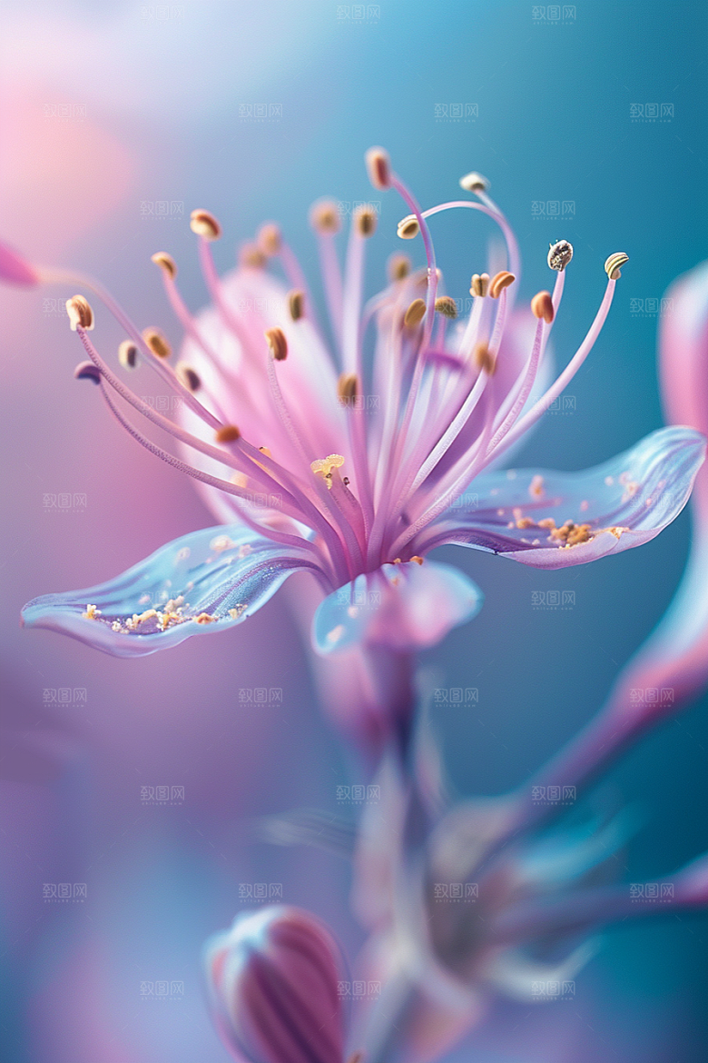 彼岸花花卉唯美摄影图