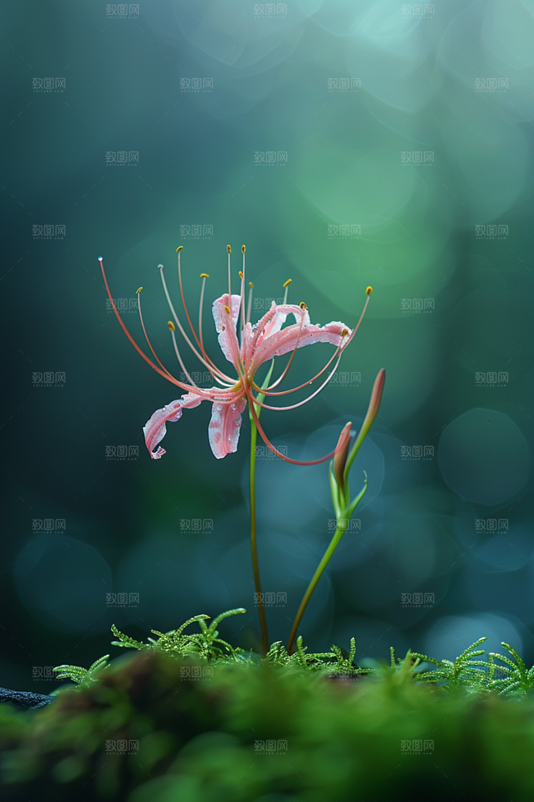 彼岸花植物曼殊沙华摄影图
