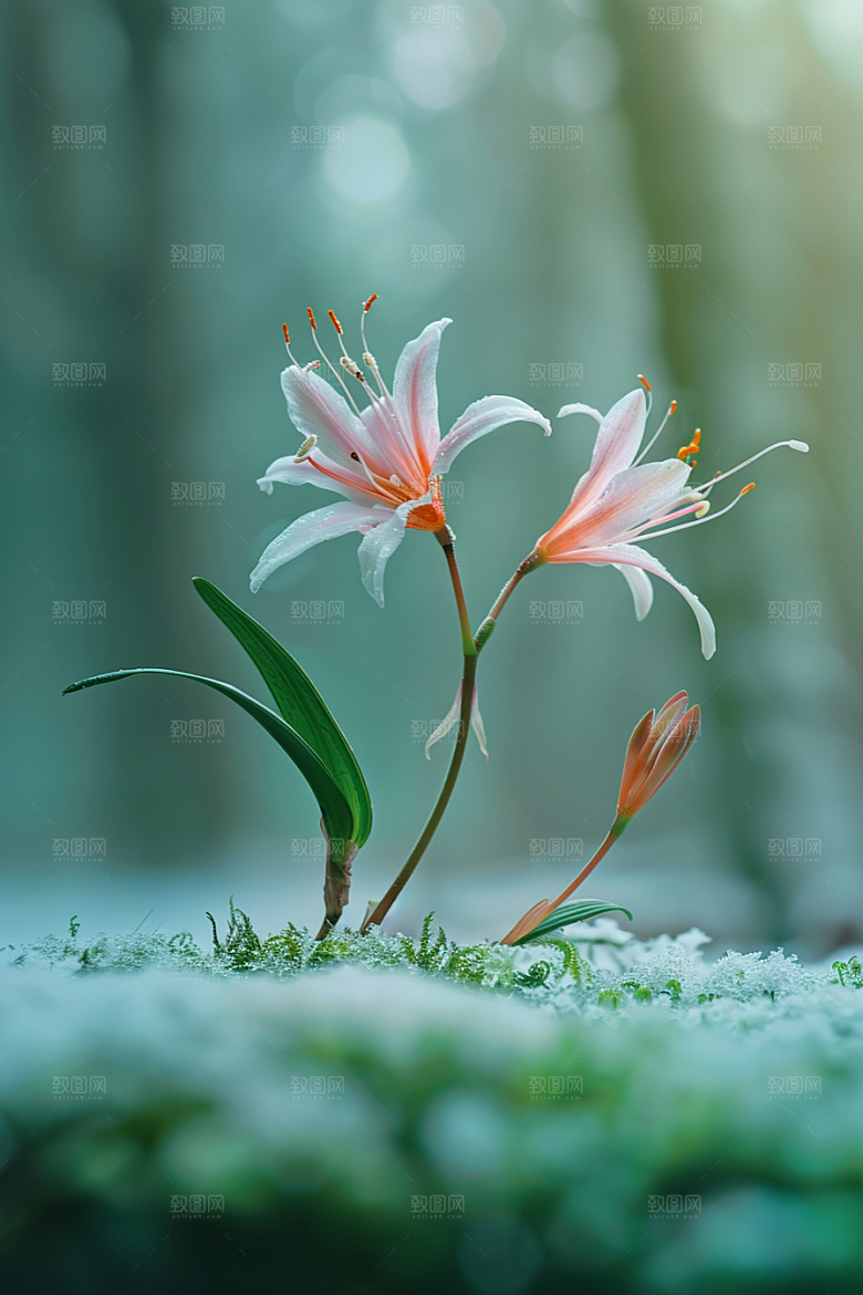 彼岸花唯美花卉摄影图