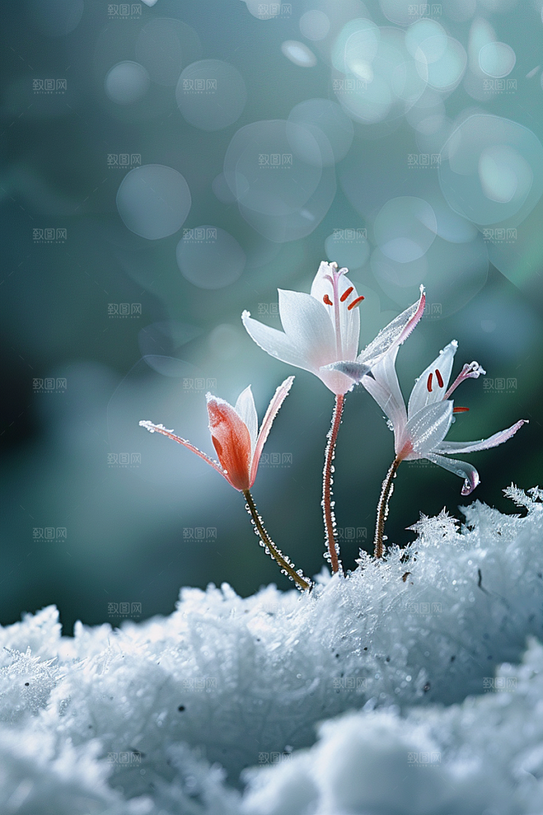 彼岸花草地幽冥摄影图