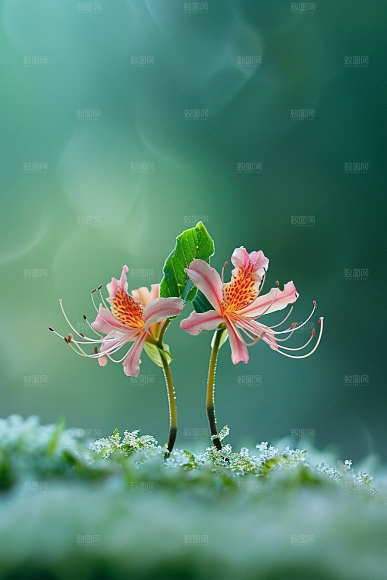彼岸花灵魂传说石蒜摄影图