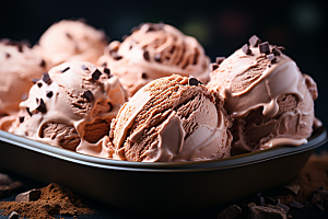 冰淇淋美味消暑素材