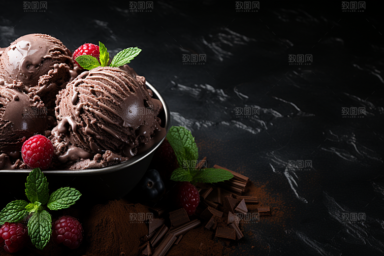 冰淇淋蛋筒美味素材