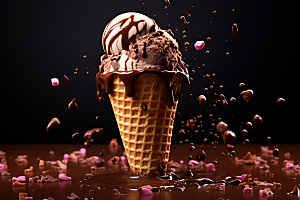 冰淇淋甜食甜品素材