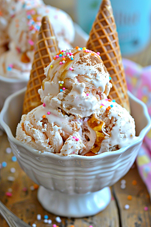冰淇淋夏季零食素材