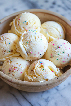 冰淇淋清凉冰沙素材