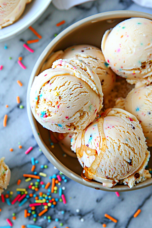 冰淇淋芭菲甜食素材