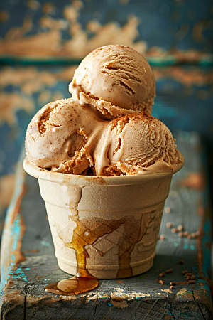 冰淇淋甜品消暑素材