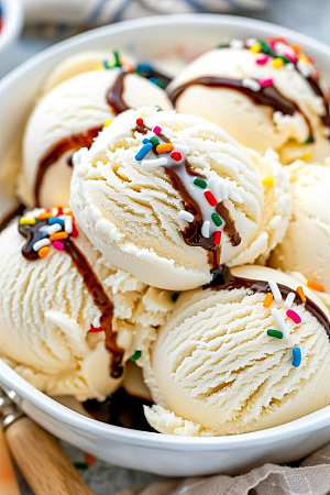 冰淇淋甜品芭菲素材