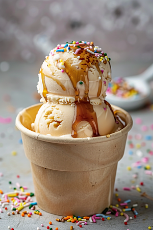 冰淇淋美食甜食素材