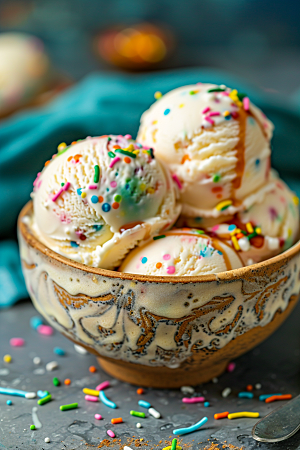 冰淇淋蛋筒甜筒素材