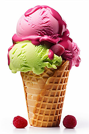 冰淇淋芭菲高清素材