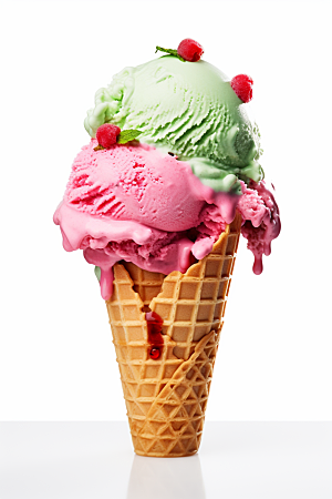 冰淇淋甜品夏天素材