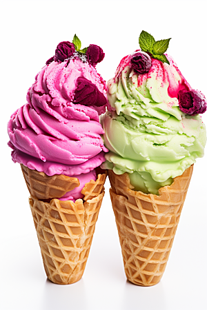 冰淇淋甜筒高清素材