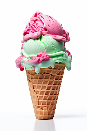 冰淇淋新地夏季素材