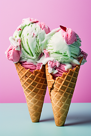 冰淇淋甜食冰沙素材
