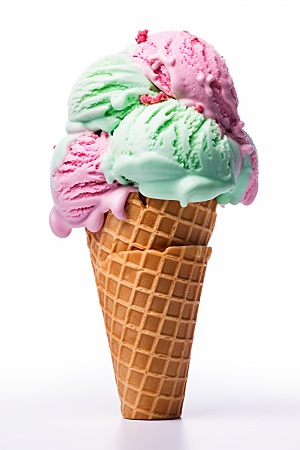 冰淇淋冰沙新地素材