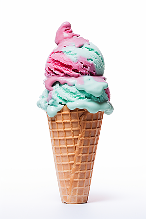 冰淇淋甜食芭菲素材