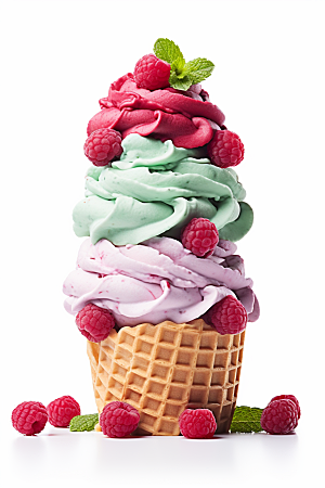 冰淇淋甜品夏天素材