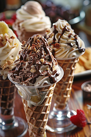冰淇淋零食美食素材