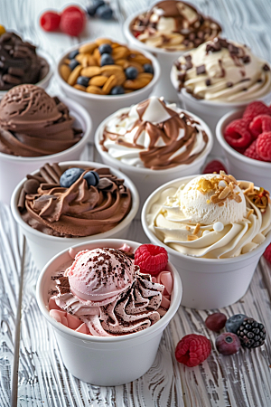 冰淇淋甜品清凉素材