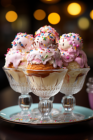 冰淇淋甜筒夏季素材