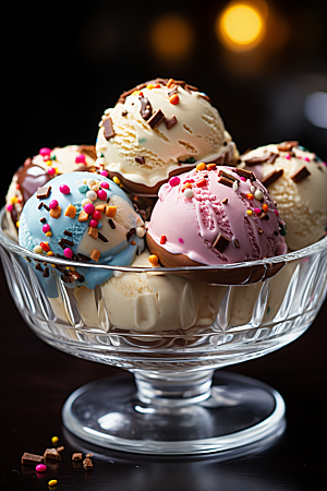 冰淇淋高清冰沙素材