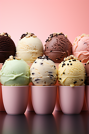 冰淇淋清凉甜品素材