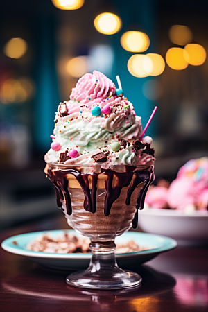 冰淇淋甜品零食素材