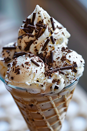 冰淇淋夏季美食素材